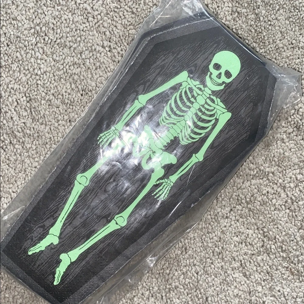 Glow in the Dark Skeleton‎ Halloween Party Cocktail Napkins